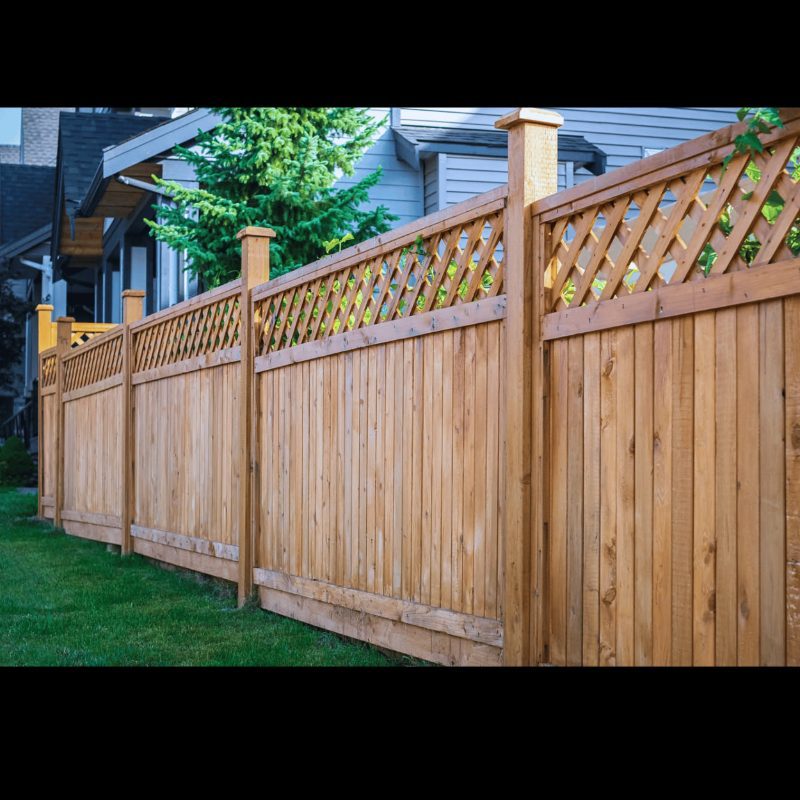 Wood Privacy Fence in High Point